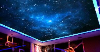 Натяжной потолок звездное небо Новокузнецк, цена от 5219 руб.